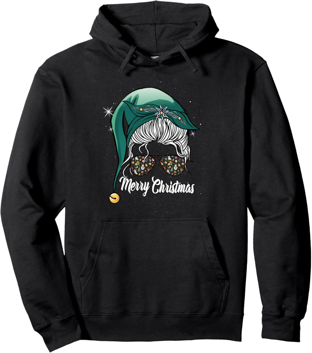 Fröhliche Weihnachten Mutter schöne Bescherung Pullover Hoodie