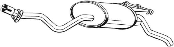 Bosal 279-349 - Endschalldämpfer