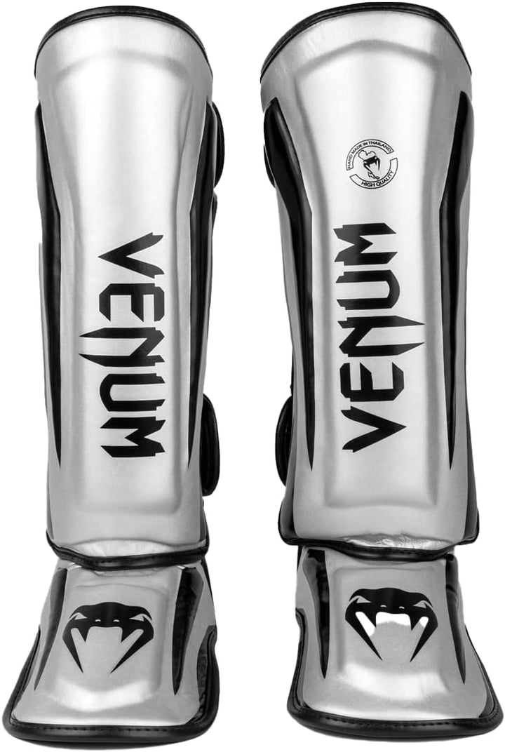 Venum Elite Boxen Schienbeinschutz M Silber/Schwarz, M Silber/Schwarz