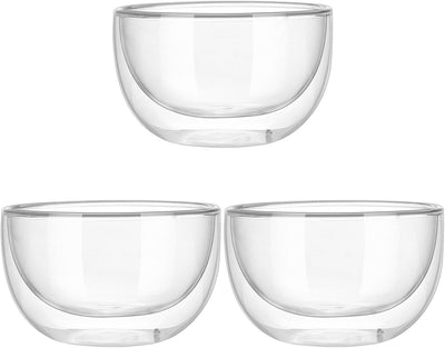 Cabilock 3 Stück Für Die Obstküche Transparentes Glas Desserts Glaswaren Zuhause Tolle Zubereitung D