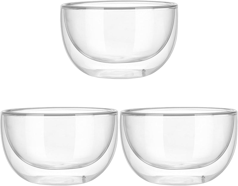 Cabilock 3 Stück Für Die Obstküche Transparentes Glas Desserts Glaswaren Zuhause Tolle Zubereitung D