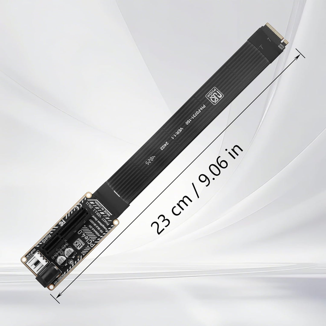 GINTOOYUN M.2 NVME zu PCIE X4 Grafikkarte Erweiterungskarte Mainboard M.2-M Schlüssel NVME Steckplat