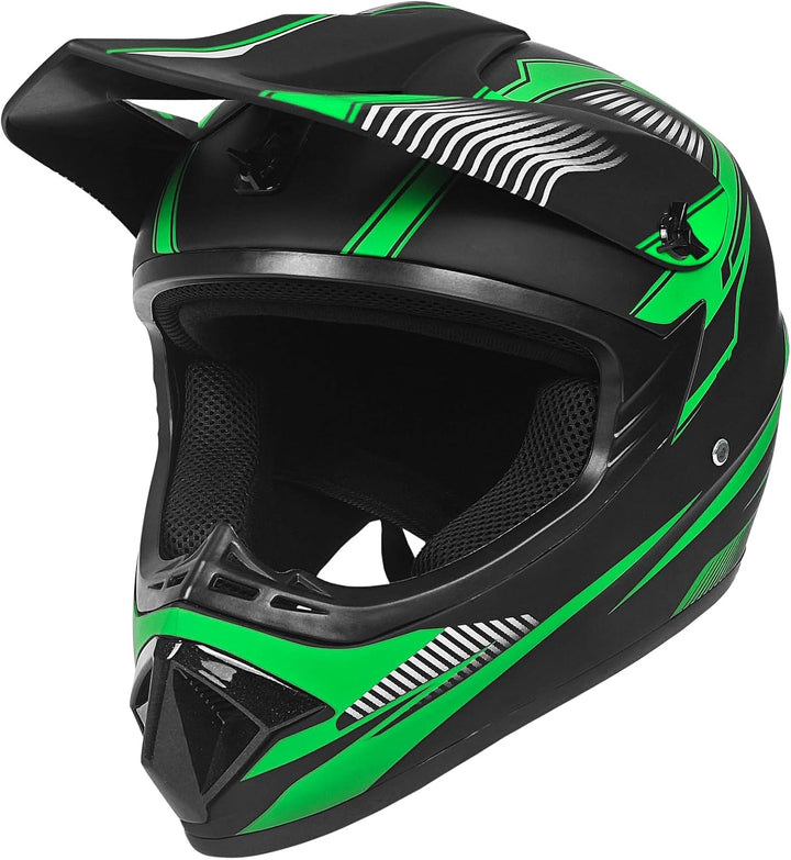 Jugend Motorradhelme,Kinderfahrradreithelm,Junge Und Mädchen, Roller Ski ATV Helm,ECE-Zertifizierung