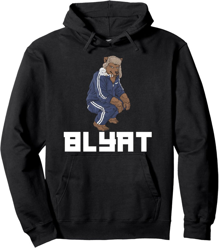 Lustiges Russland Bär Russenhocke Russen Blyat Pullover Hoodie