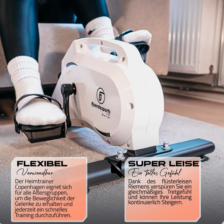Arm- und Beintrainer, Mini-Heimtrainer, Bewegungstrainer, Training im Home-Office, mit Trainingsdisp