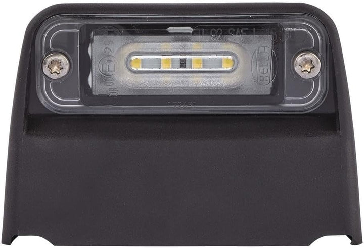 HELLA - Kennzeichenleuchte - LED - 24V - geschraubt/Anbau - Lichtscheibenfarbe: glasklar - Stecker: