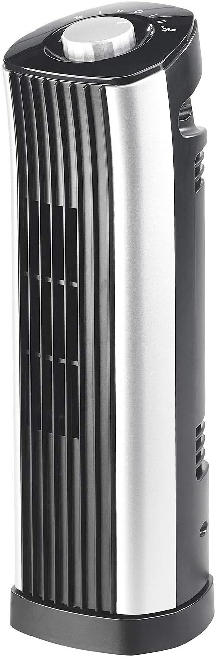 Sichler Haushaltsgeräte Tisch Ventilatoren: Tisch-Säulenventilator mit 75°-Oszillation, 2 Stufen, 24