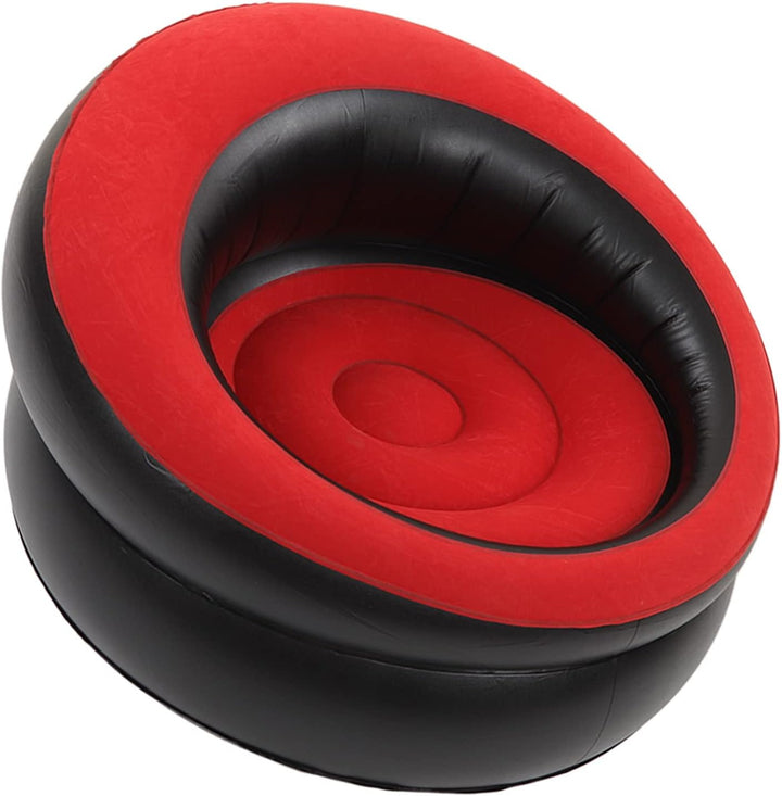Focket Aufblasbare Couch, Beflocktes Luftsofa, Tragbarer Aufblasbarer Stuhl, Wasserdichtes Aufblasba