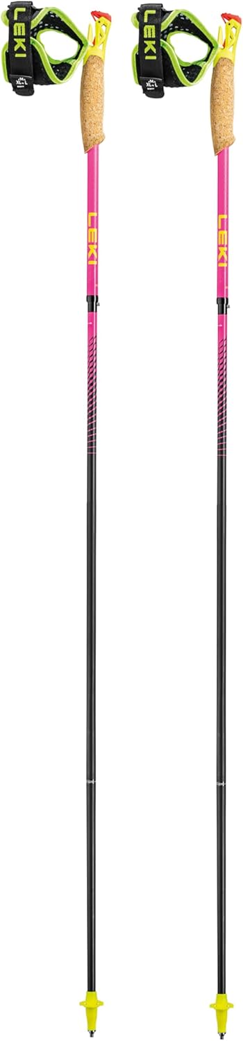 Leki Ultratrail FX.One Superlite Trailrunningstöcke neonpink-neonyellow-natural 115CM, neonpink-neon