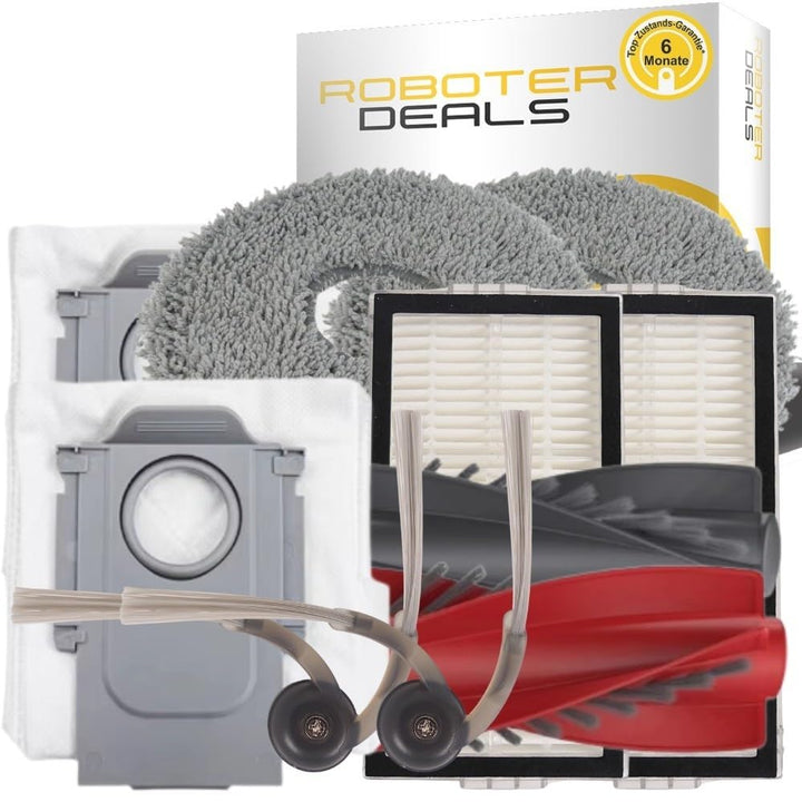 Roboter Deals - Zubehör Set, Ersatzteile Kit für Roborock Saros 10R (2X Filter, 1x Hauptbürste, 2X P