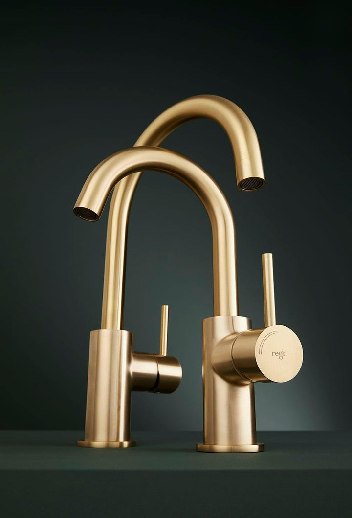 Regn Küchenarmatur gebürstetes Nickel mit Kaltstart hochwertiges Design und einfache Montage