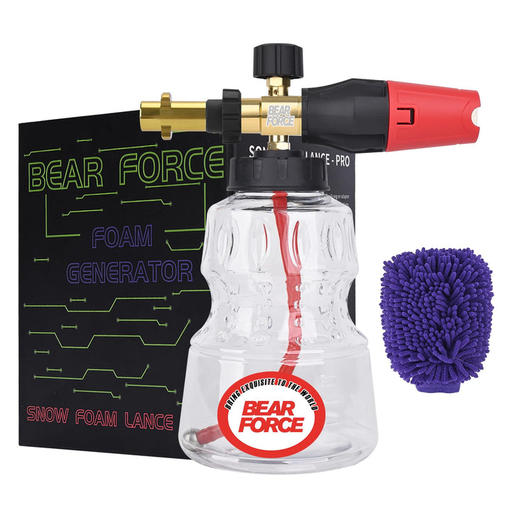 BEAR FORCE Hochdruckreiniger-Schaumlanze kompatibel mit Kärcher K2, K3, K4, K5, K6, K7, mit 1,25 mm