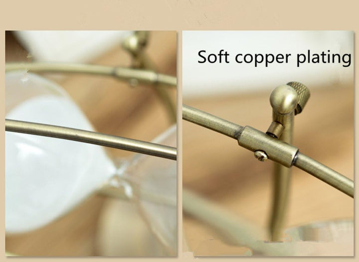 Sanduhr als Dekoration, in der Küche beim Kochen oder als Kontrolluhr beim Lernen, Metallbronze 30 M