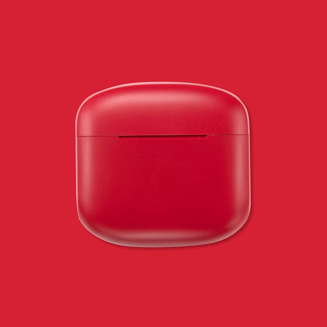Music Sound | Swag - Kabelloses Kapsel-Headset - Wiedergabezeit bis 20 Stunden - Bluetooth - Rot, Ro