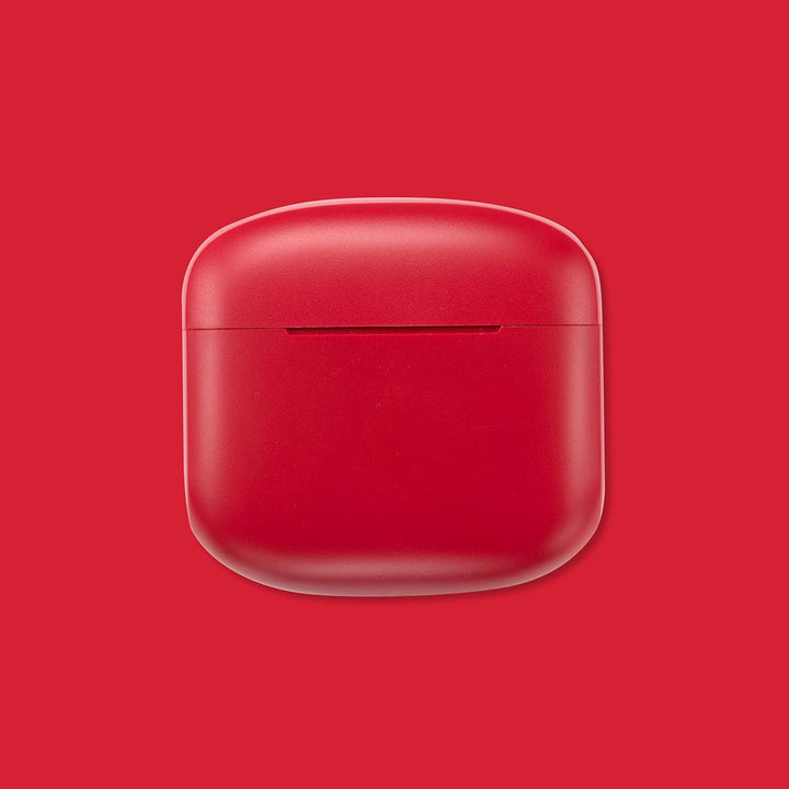 Music Sound | Swag - Kabelloses Kapsel-Headset - Wiedergabezeit bis 20 Stunden - Bluetooth - Rot, Ro