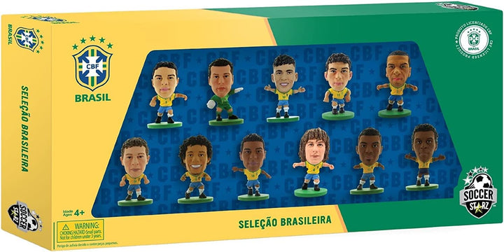 SoccerStarz Brazil International 11-Figurine Team Pack