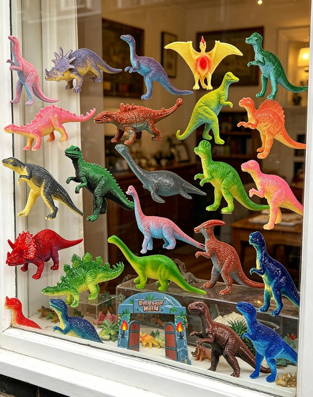 iZoeL Adventskalender 2025 Dinosaurier Kinder Jungen Dino Adventskalender 24 Dinosaurfiguren Füllung