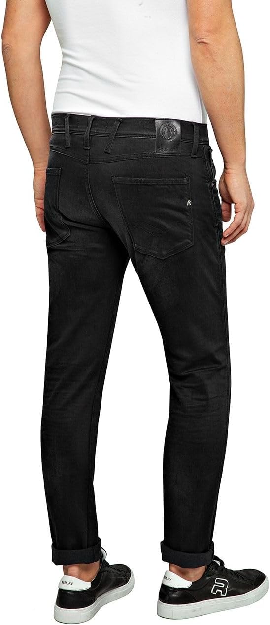 Replay Herren Jeans Anbass Slim-Fit Hyperflex mit Stretch