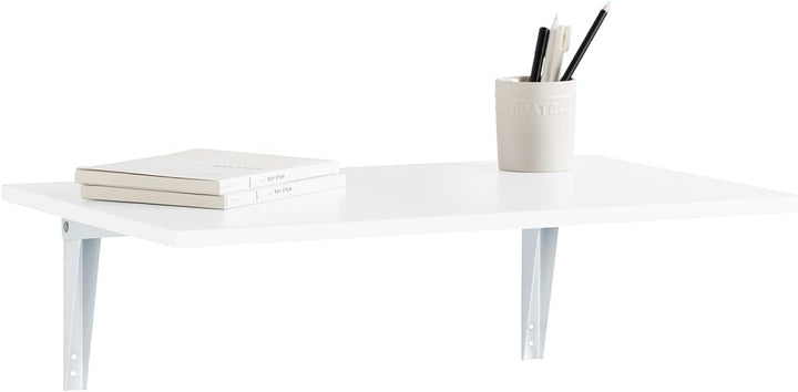 SoBuy FWT21-W Wandklapptisch Esstisch Klapptisch Küchentisch aus MDF weiss (60x40cm)