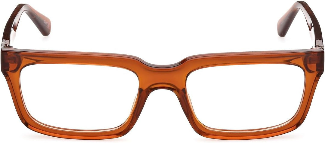 Guess GU8253 Brille, Shiny Light Brown, 53 Unisex Erwachsene, Shiny Light Brown
