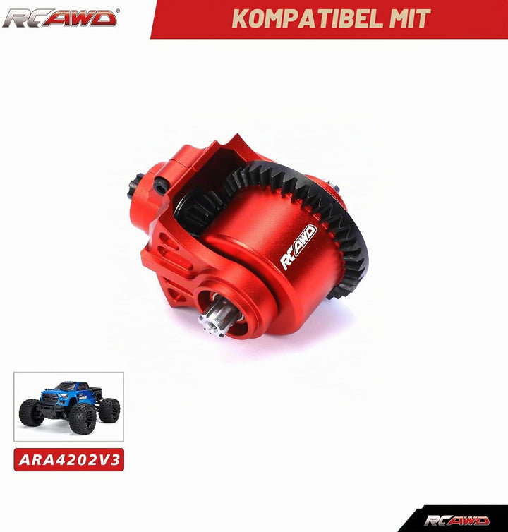 RCAWD arrma Differential Set 37T 13T Vergrösserte Spiralzähne für ARRMA Big Rock, Granit, Senton, Vo