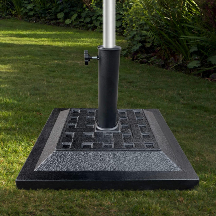 AKTIVE 61053 Kunststoffhalter für Sonnenblende quadratisch 38-48