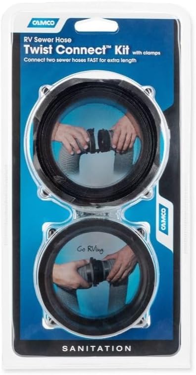 Camco 39543 RV Abwasserschlauch Twist Connect Kit