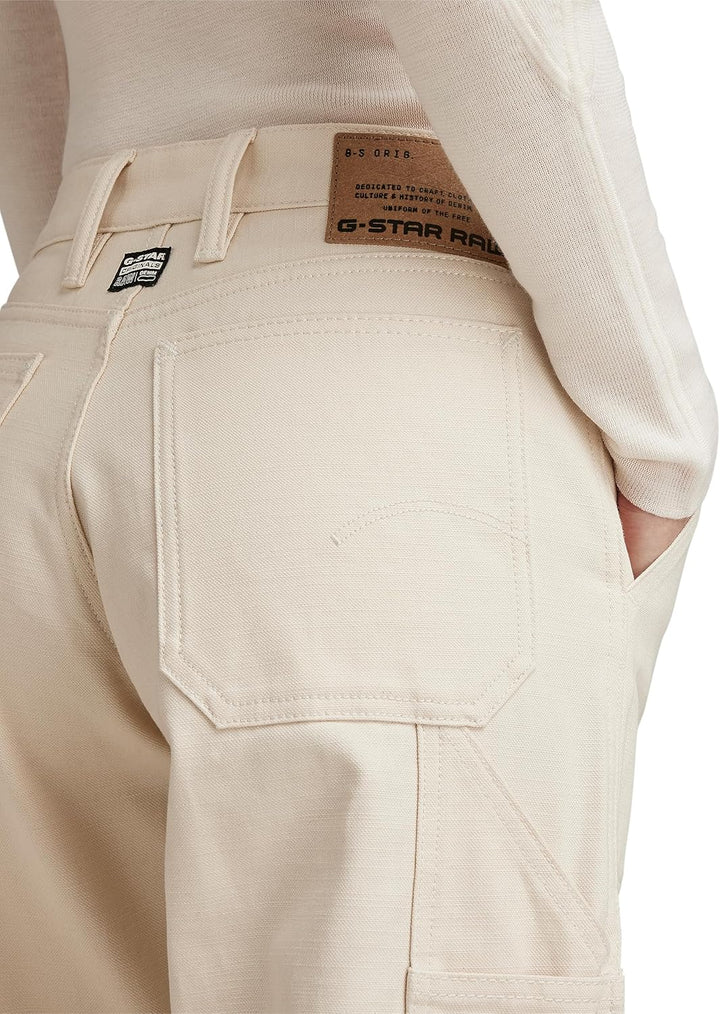 G-STAR Damen Judee Carpenter Loose Jeans 24W / 30L Beige (Ecru D23590-d491-159), 24W / 30L Beige (Ec