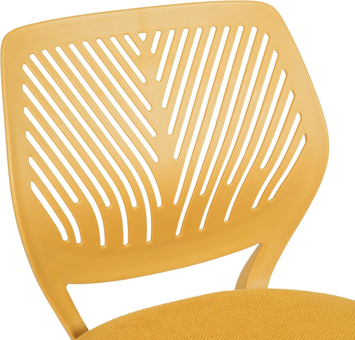 FurnitureR Kompakter Klassenstuhl, ergonomischer Sitz für Schule, Rückenlehne aus atmungsaktivem Net