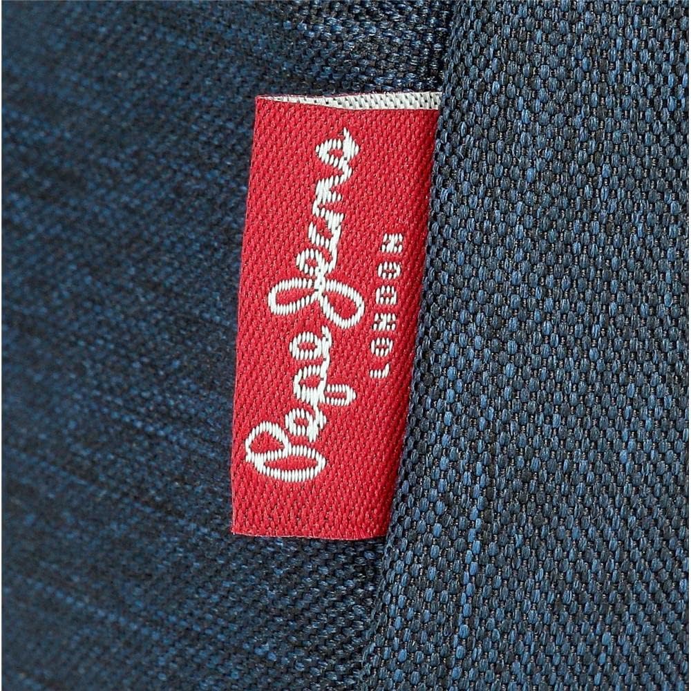 Pepe Jeans Fenix Umhängetasche, mittelgross, Blau, 17 x 22 x 6 cm, Polyester mit Details aus Kunstle