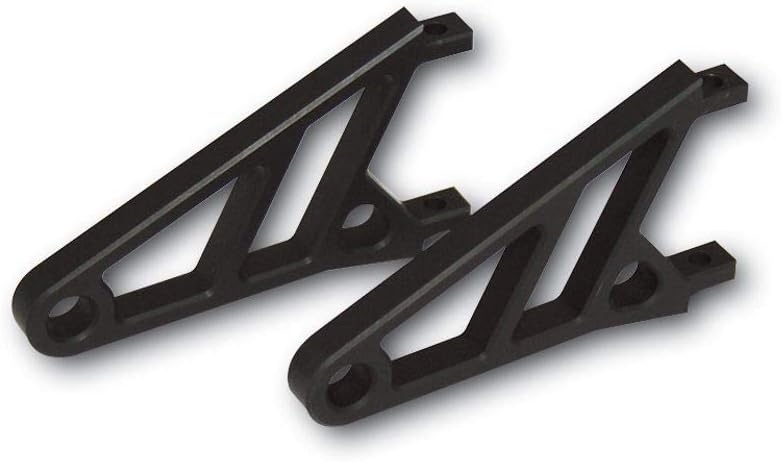 HIGHSIDER CNC Alu Lampenhalter kurz 87 x 10mm schwarz eloxiert 1 Paar