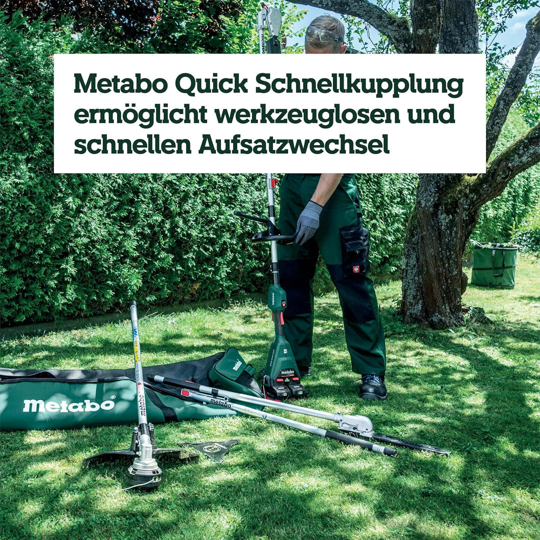 metabo Akku-Multifunktionsantrieb MA 36-18 LTX BL Q – 601725850 – 18 V – Akku-Antrieb für die Aufsät