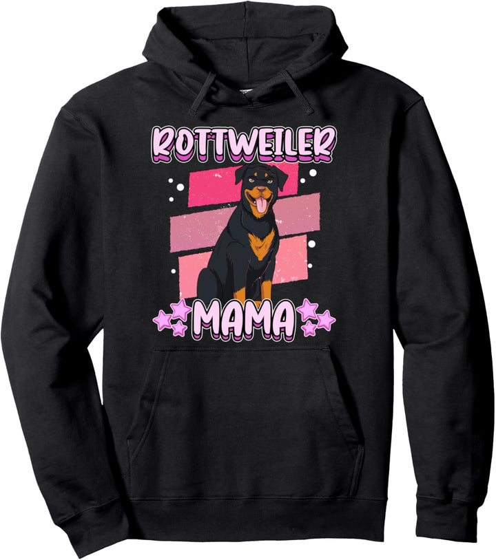 Rottweiler Mama Hund Spruch Pullover Hoodie