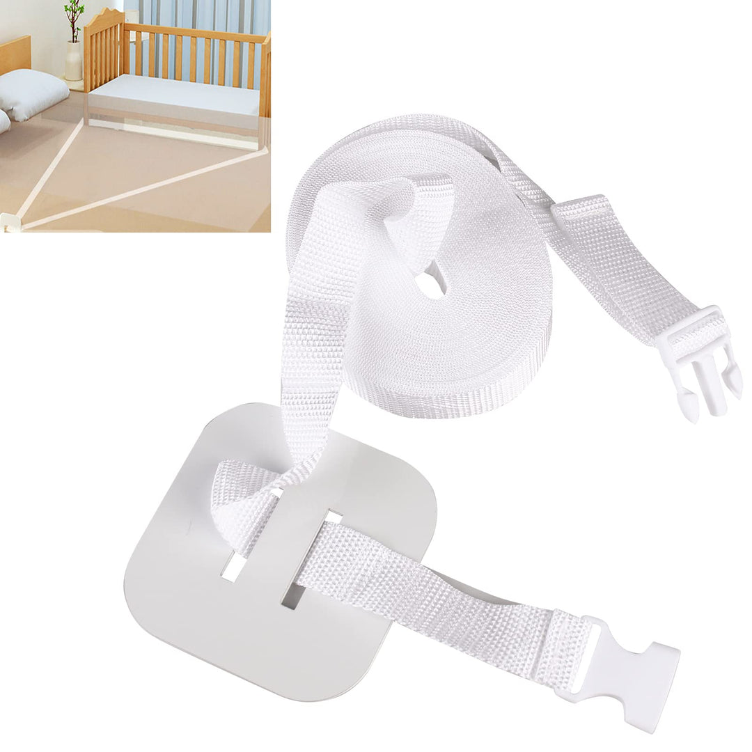Vegena Gurt für Babybett - Befestigung Beistellbett Boxspringbett 8m, Beistellbett Befestigung für B