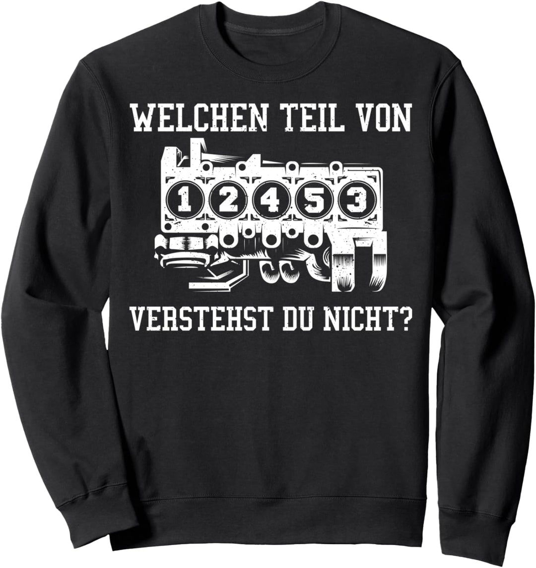 Schrauber Auto Mechatroniker 5 Zylinder Kfz Mechaniker Sweatshirt