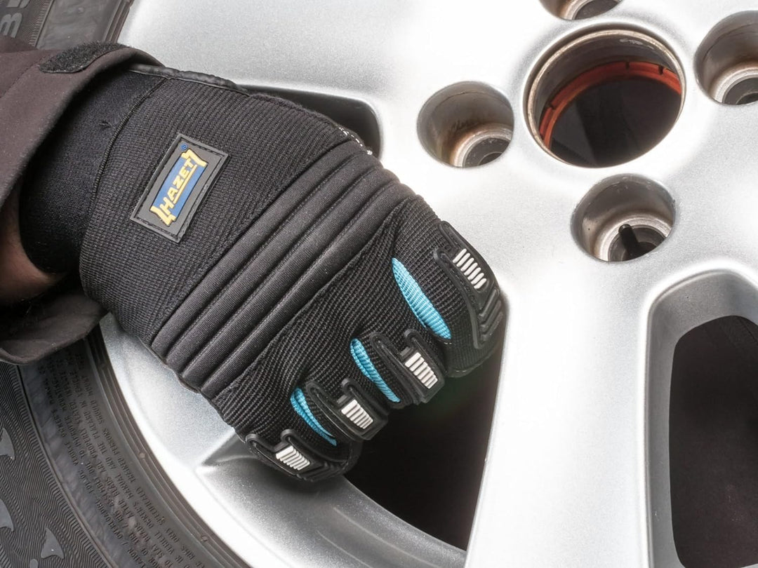 HAZET Mechaniker Handschuhe 1987-5XL | Abriebbeständige, Rutschfeste Handschuhe in Grösse XL | Atmun