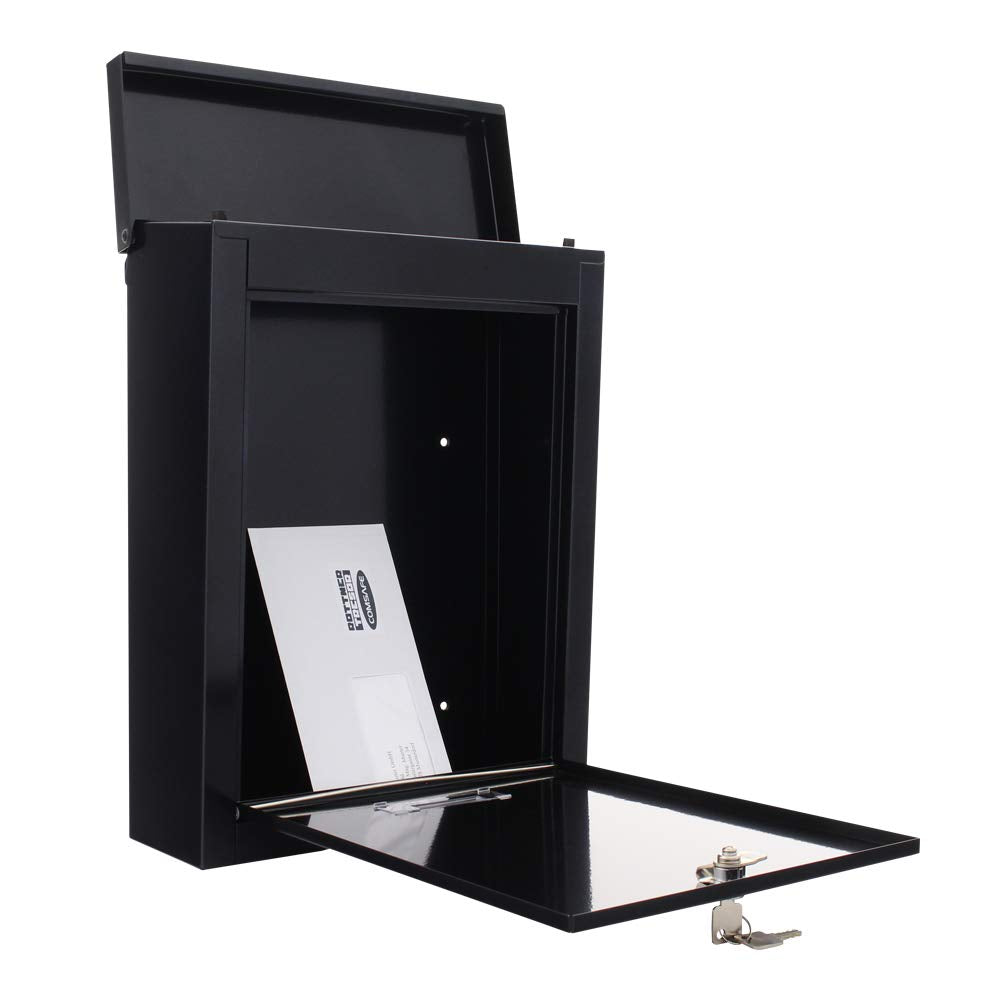 Rottner Briefkasten Brighton Schwarz