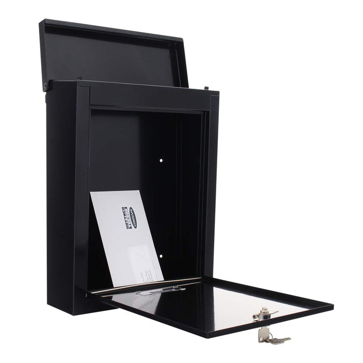 Rottner Briefkasten Brighton Schwarz