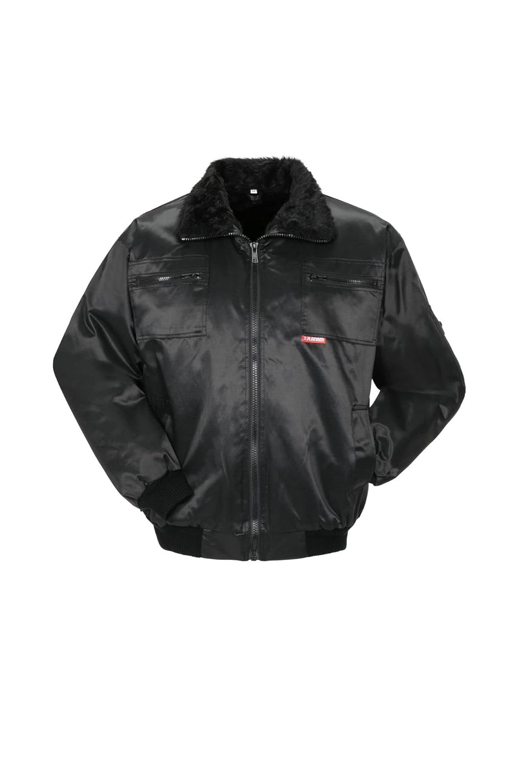 Planam Outdoor Winter Herren Gletscher Pilotenjacke schwarz Modell 0334 Grösse L Schwarz L, Schwarz