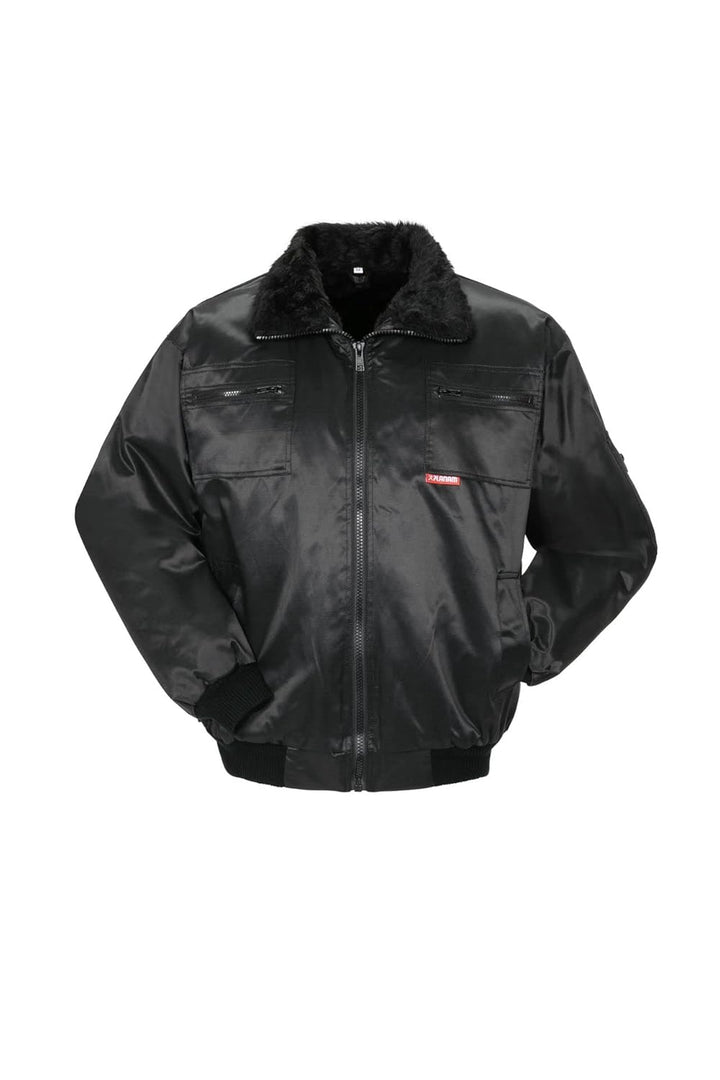 Planam Outdoor Winter Herren Gletscher Pilotenjacke schwarz Modell 0334 Grösse L Schwarz L, Schwarz