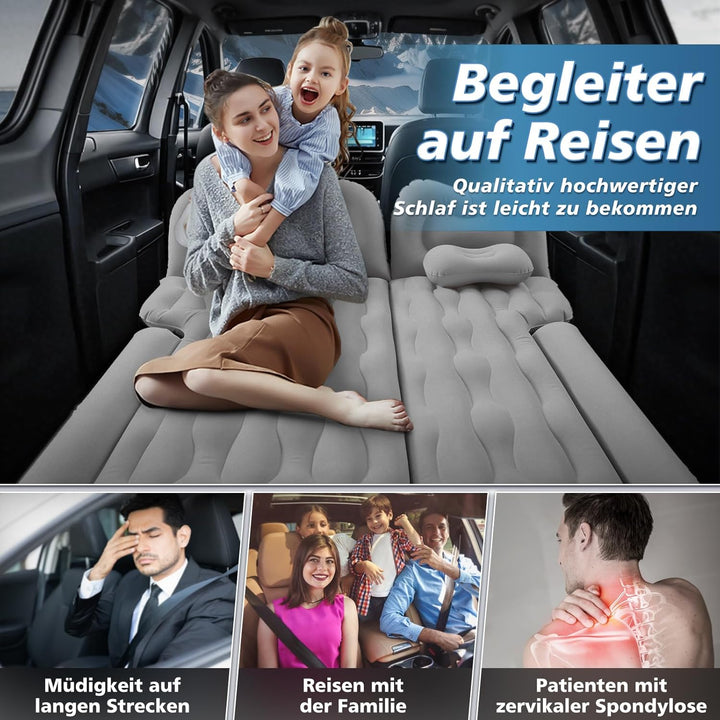 FORMIZON SUV Aufblasbare Matratze, 180 * 140cm Auto Luftmatratze, Aufblasbare Matratze Kofferraum mi