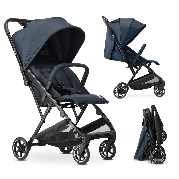 Deryan Easy Reise Buggy - für Kinder ab Geburt bis 22 kg mit Liegefunktion - Ultraleicht 7,5 kg - Ei