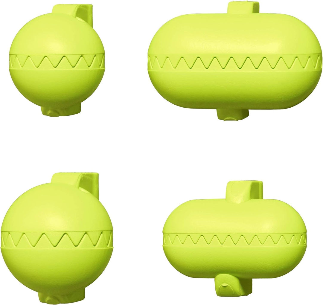 La Croquetera Frikadellenzange Multifunktionales Werkzeug Lime Green - Mit 4 austauschbaren Formen f