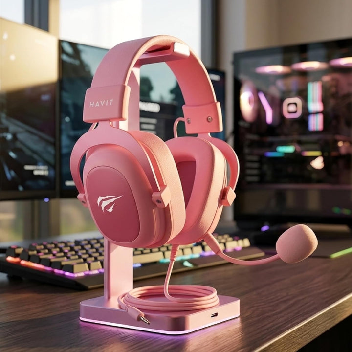 Havit H2002D GAMENOTE Gaming Headset mit Mikrofon - Gaming Kopfhörer mit Kabel - Hochmagnetische 50-