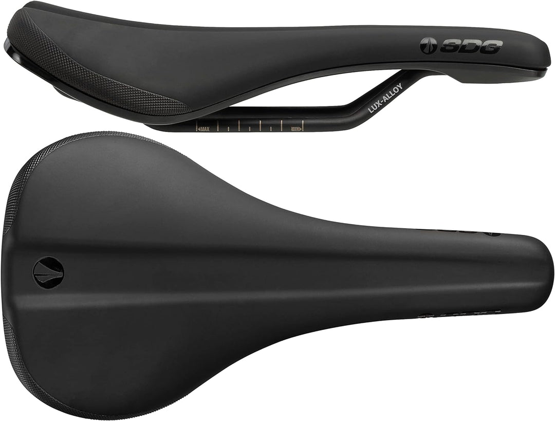 SDG Components Bel-Air V3 Lux-Alloy Mountain Bike Saddle Saddle, 260 x 140mm, Unisex, Road Gravel Bi