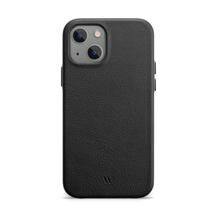 WIIUKA Hülle für iPhone 13, Deutsches Leder, Lederhülle extra Dünn, Premium Handyhülle, Case, Qi, Sc