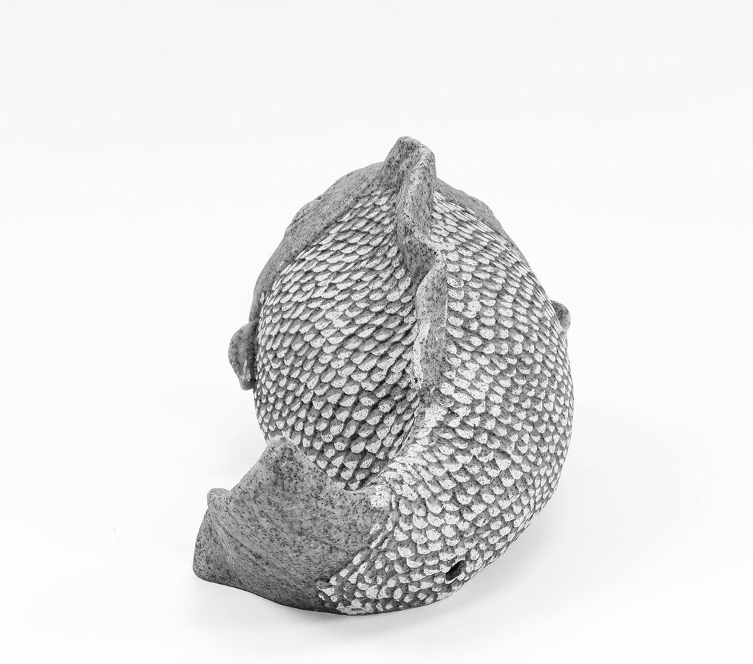 esotec Solar Wasserspeier Set Fisch, Teichpumpe, Teichfigur Gartenfigur Gartenstatue, Tauchpumpe, Ga