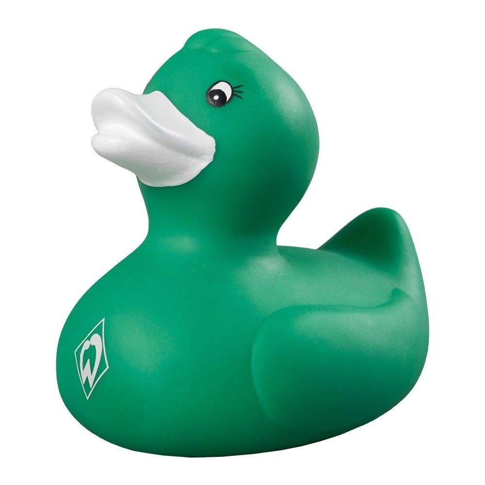 Werder Bremen SV Badeente - Raute - Ente, Quietscheente, Duck - Plus Lesezeichen I Love Bremen