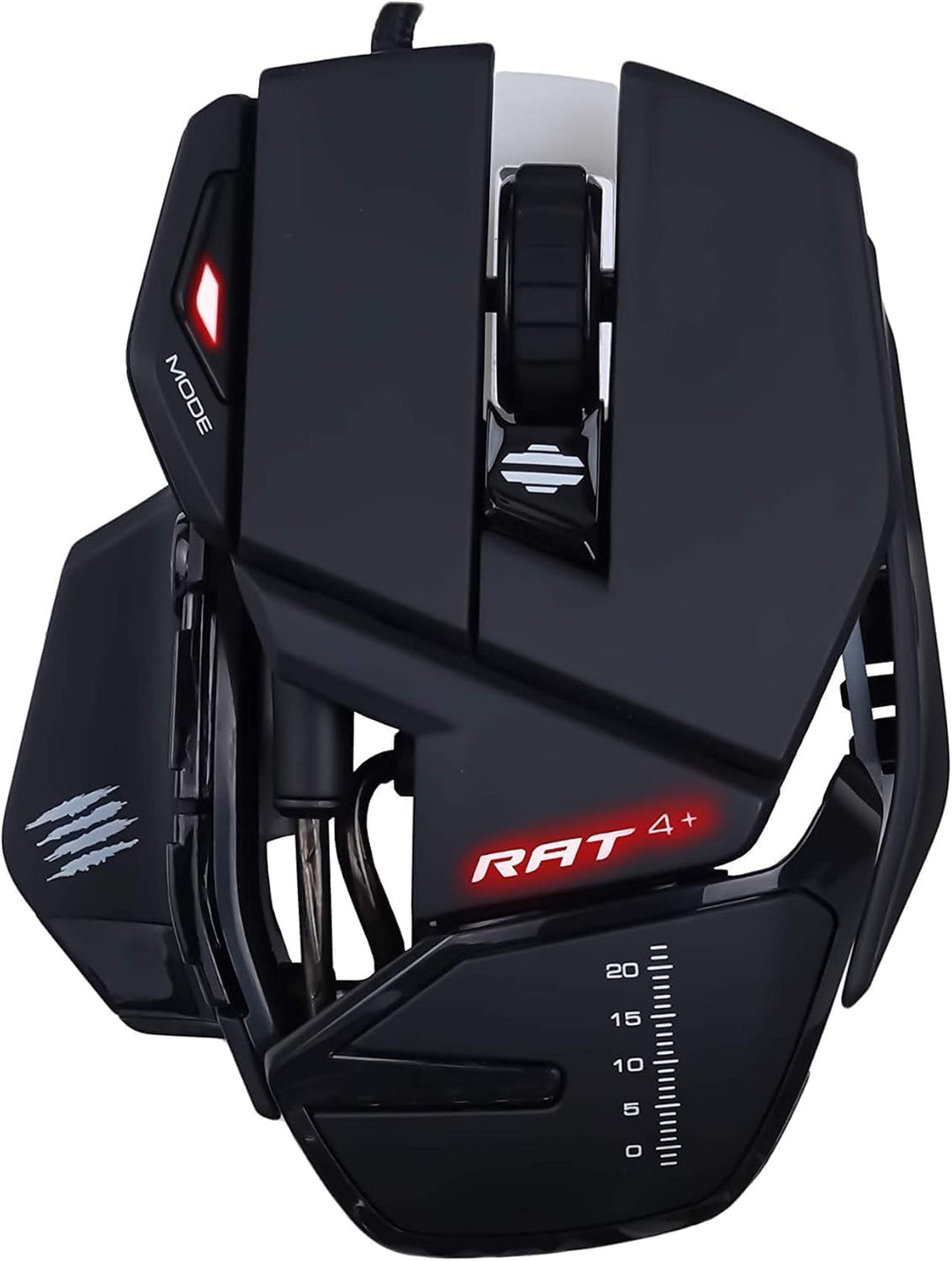MadCatz R.A.T. 4+ Optical Gaming Mouse, Black R.A.T. 4+ Black, R.A.T. 4+ Black