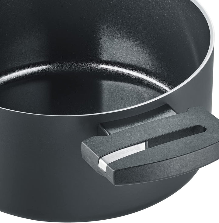 Berndes Topf 24 cm, b.Green Alu Recycled Induction, Kochtopf hergestellt zu 100% aus recycelten Getr